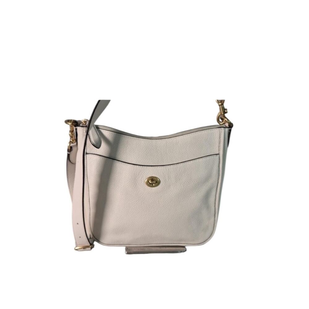 Coach Classic Chaise Cream Leather Shoulder Bag Crossbody - Picture 4 of 8